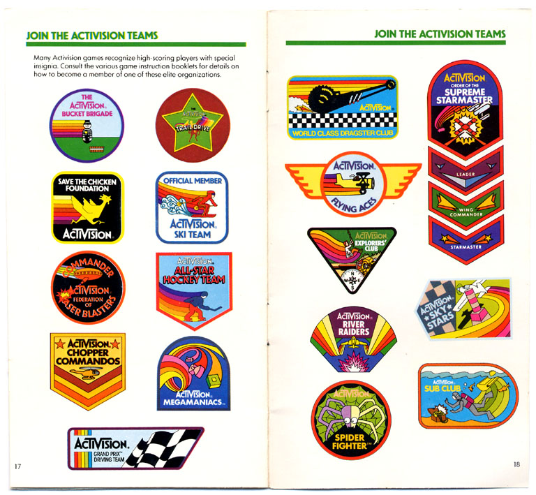 patches in booklet