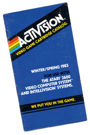 1983 Activision game booklet cover